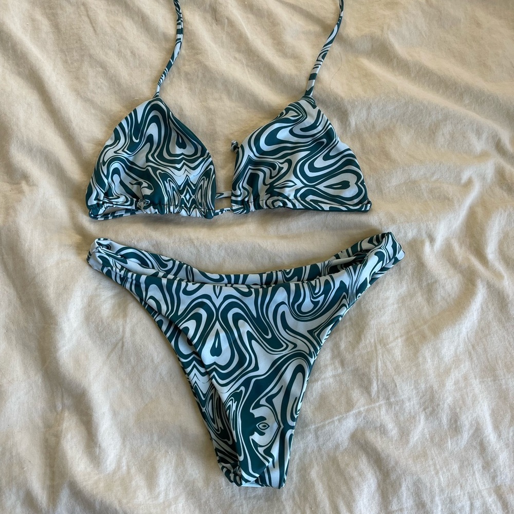 Cheeky triangle swim suit